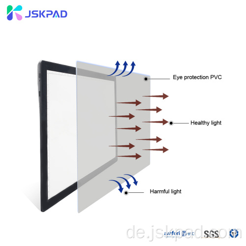 JSKPAD Zeichenbrett LED-Lichtpad zum Nachzeichnen